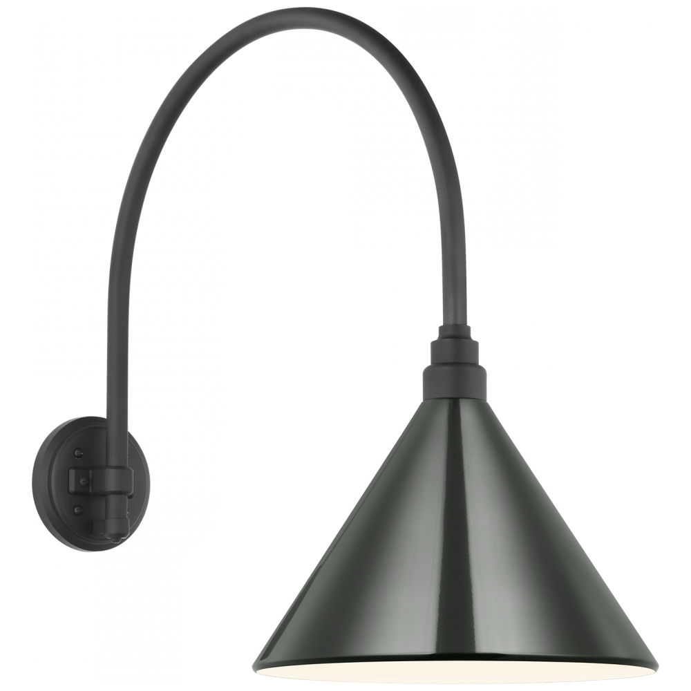 Academy 19.5" Arched Mack Barn Light