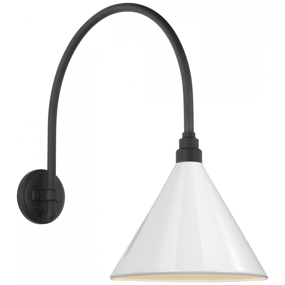 Academy 19.5" Arched Mack Barn Light