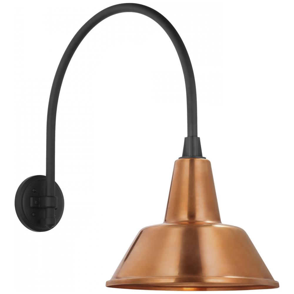 Academy 19.5" Arched Mack Barn Light