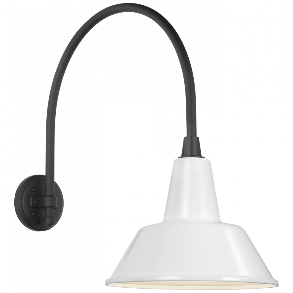 Academy 19.5" Arched Mack Barn Light