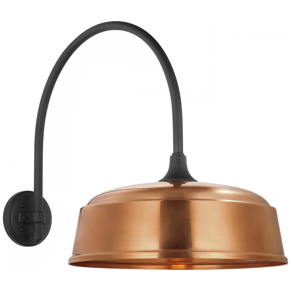 Academy 19.5" Arched Mack Barn Light