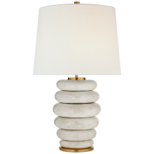 Visual Comfort & Co. Signature Collection KW 3619AWC-L-CL - Phoebe Cordless Stacked Table Lamp