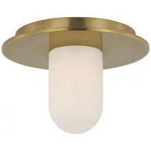 Visual Comfort & Co. Signature Collection KW 4005AB-ALB - Fosse 6" Solitaire Flush Mount