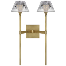 Visual Comfort & Co. Signature Collection WF 2003NB-CC - Blaze 19" 2 Light Tail Sconce