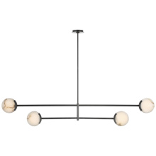 Visual Comfort & Co. Signature Collection KW 5608BZ-ALB - Melange 72" Multi-Positional Chandelier