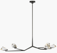 Visual Comfort & Co. Signature Collection WF 5040BZ-CC - Carraig 52" 5 Light Chandelier