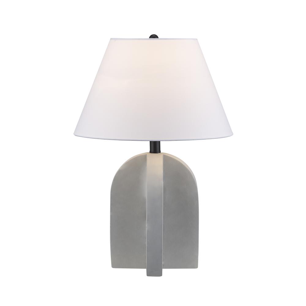 1LT TABLE LAMP-13" HALF ARCH-C