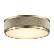 Trans Globe LED-16300 AG - 11" LED FLUSH-KNURLED SIDES-AG
