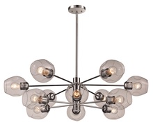 Trans Globe PND-2127 PC - 12LT PENDANT XIA CLEAR-PC