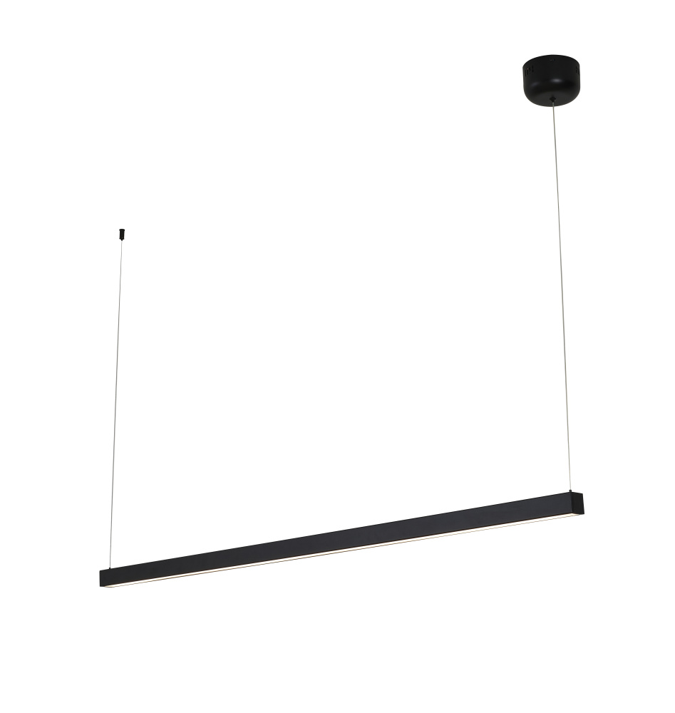 Matte Black LED Chandelier