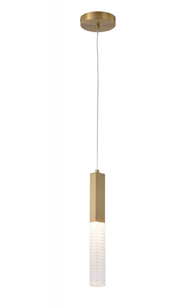 LED Pendant Stainless Steel & Glass