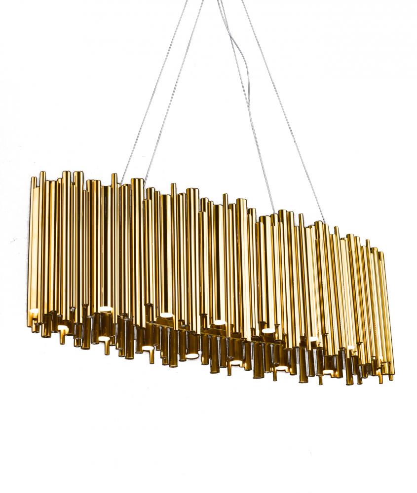 LED Chandelier Gold