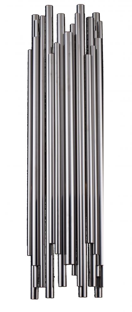 LED Wall Sconce Shiny Nickel