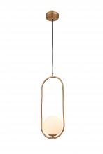 Bethel International DU152P19G - Single Pendant Lighting Gold