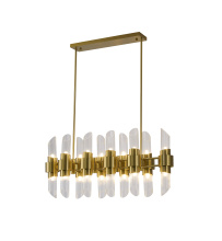 Bethel International MU132C38BR - Satin Brass Chandelier