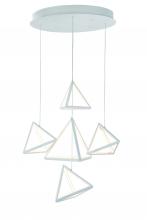 Bethel International OC12C23W - LED Chandelier White