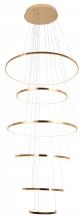 Bethel International TR35GD - LED Chandelier Metal & Acrylic