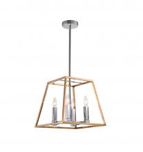 Bethel International YS5212-4GDCH - Chandelier Gold & Chrome