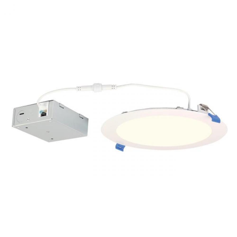 18W Slim Recessed LED Downlight Color Temperature Selection 8 in.