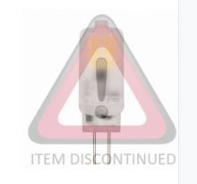 Westinghouse 4318400 - **Discontinued**1.5W G4 LED Frosted 3000K G4 Pin Base, 12 Volt, Card