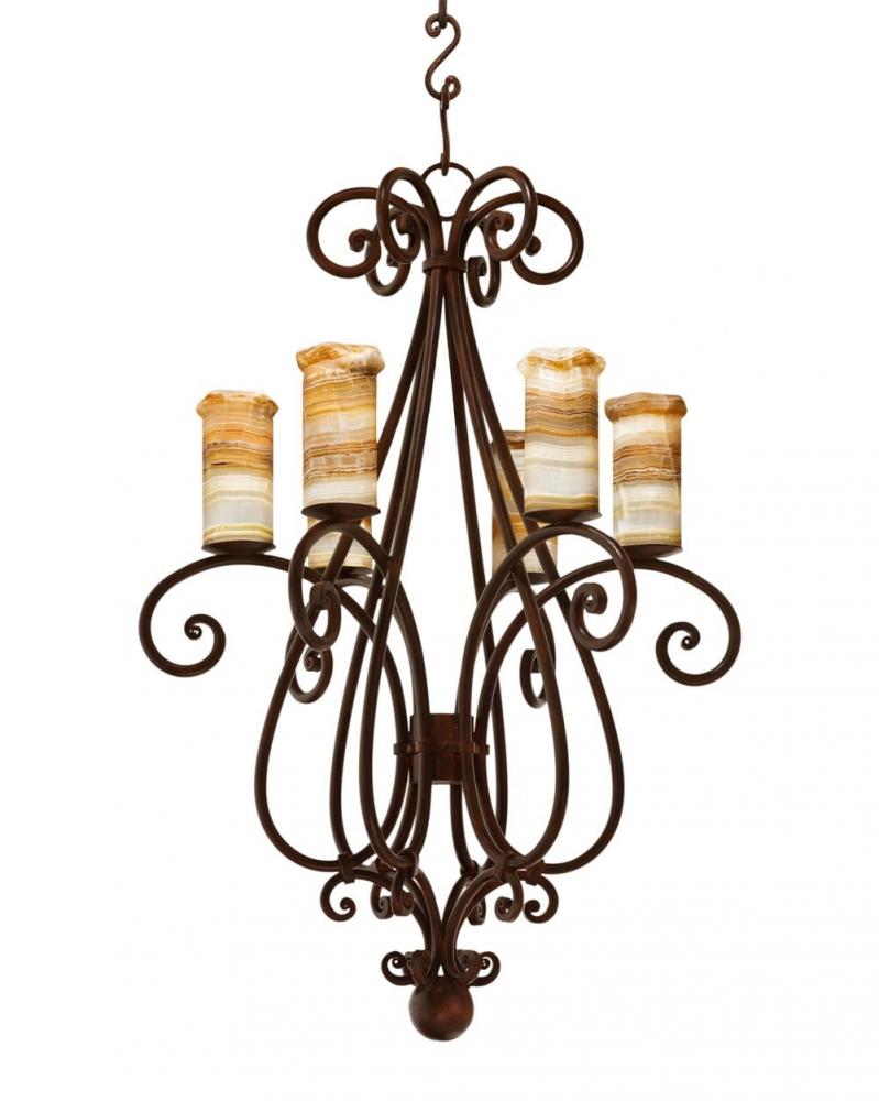 Campana 6 Up Light Chandelier