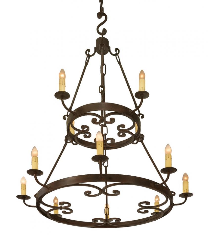 Medallion 2 Tier Chandelier