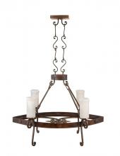 Santangelo Lighting & Design CH-CSTL-OV-4L - Castile Oval Chandelier