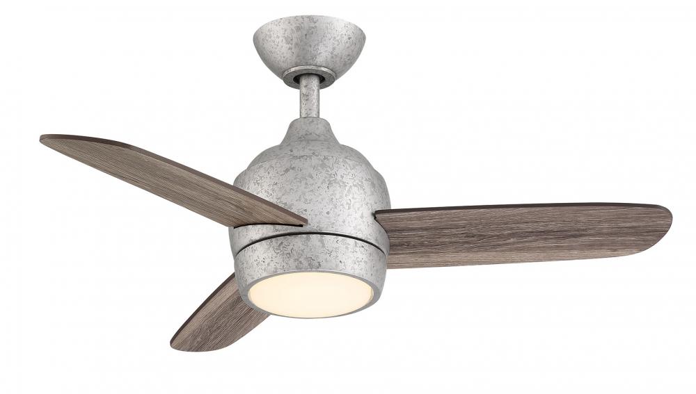 The Mini 36" Indoor/Outdoor CCT LED Ceiling Fan