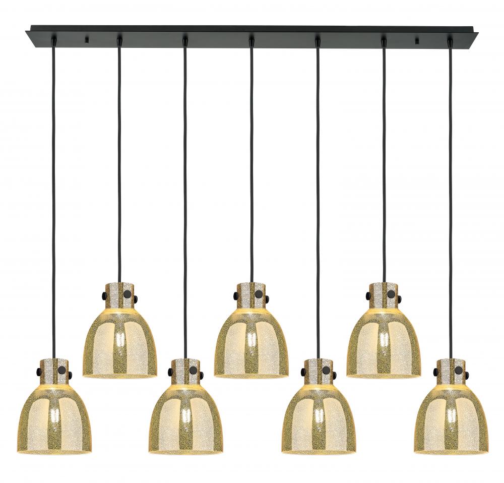 Newton Bell - 7 Light - 52 inch - Matte Black - Linear Pendant