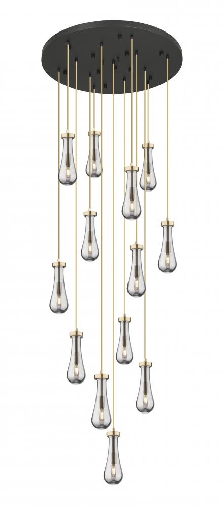 Owego - 13 Light - 32 inch - Champagne Bronze - Multi Pendant
