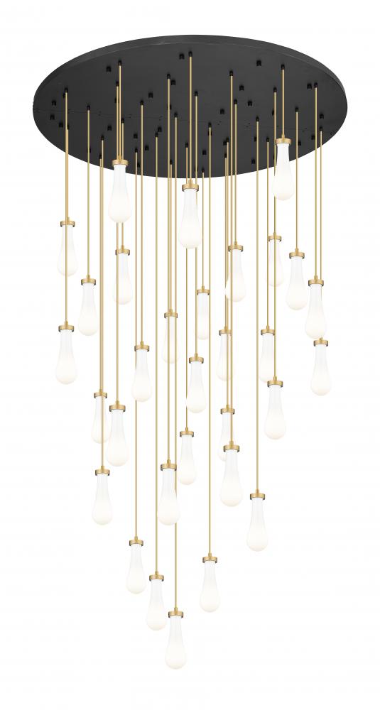 Owego - 31 Light - 60 inch - Brushed Brushed Brass - Multi Pendant