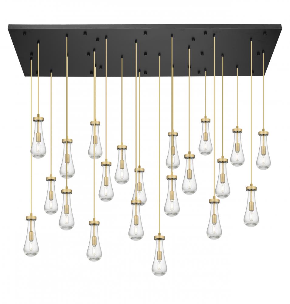 Owego - 21 Light - 71 inch - Brushed Brushed Brass - Multi Pendant