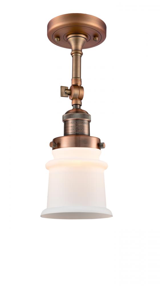 Canton - 1 Light - 5 inch - Antique Copper - Adjustable Semi-Flush Mount