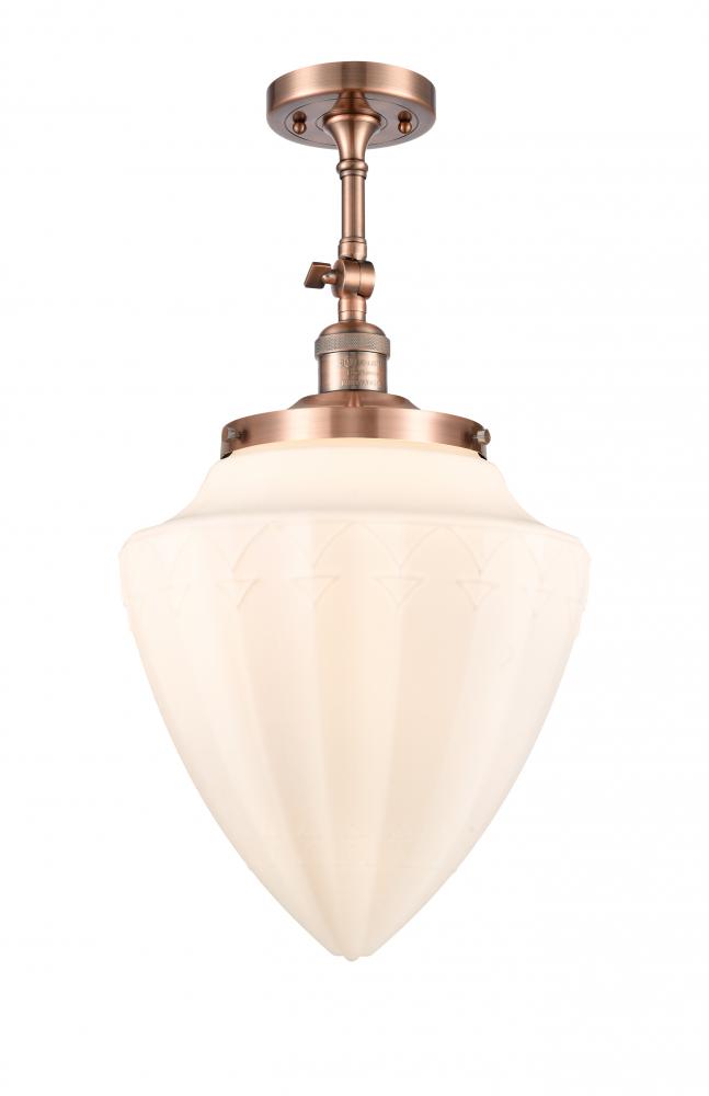 Beacon - 1 Light - 12 inch - Antique Copper - Adjustable Semi-Flush Mount