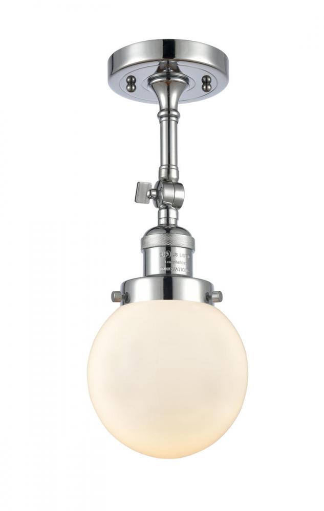 Beacon - 1 Light - 6 inch - Polished Chrome - Adjustable Semi-Flush Mount