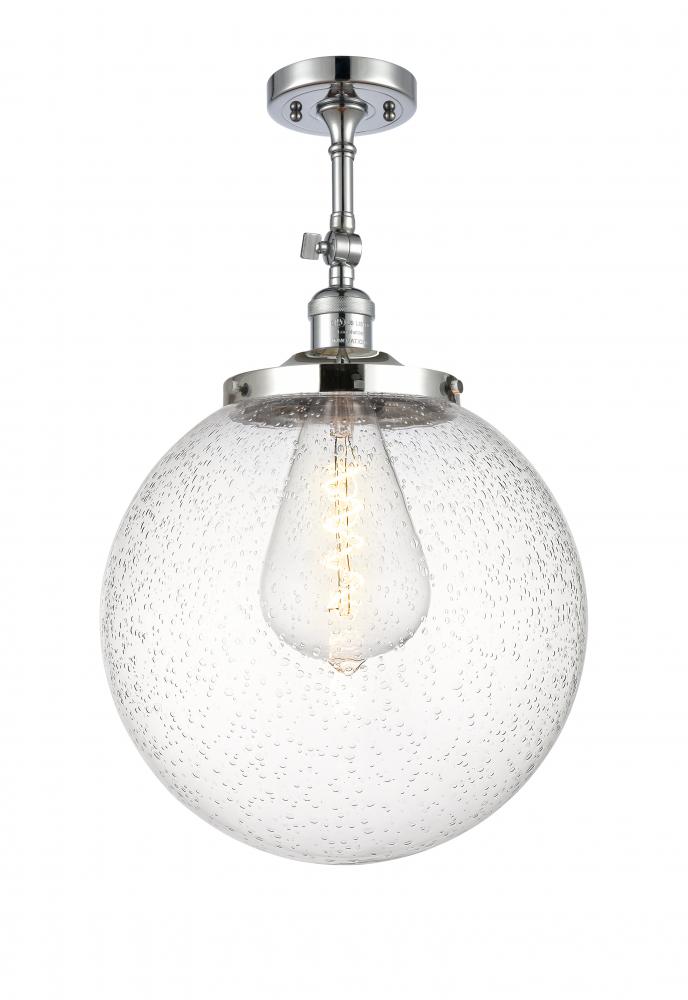 Beacon - 1 Light - 14 inch - Polished Chrome - Adjustable Semi-Flush Mount