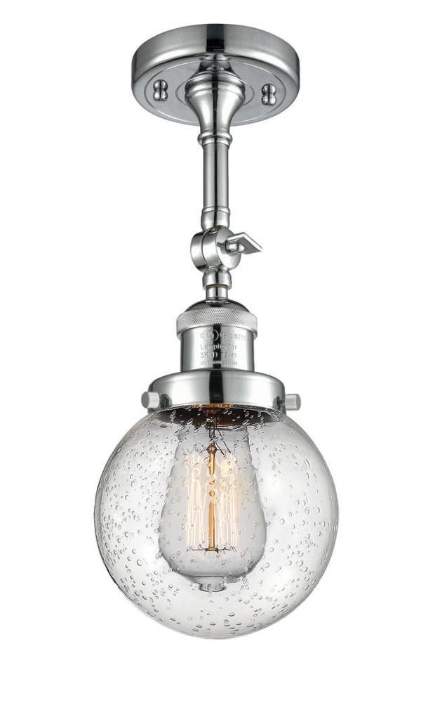 Beacon - 1 Light - 6 inch - Polished Chrome - Adjustable Semi-Flush Mount