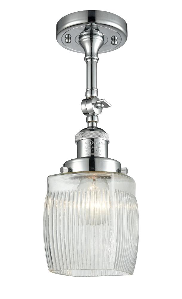 Colton - 1 Light - 6 inch - Polished Chrome - Adjustable Semi-Flush Mount