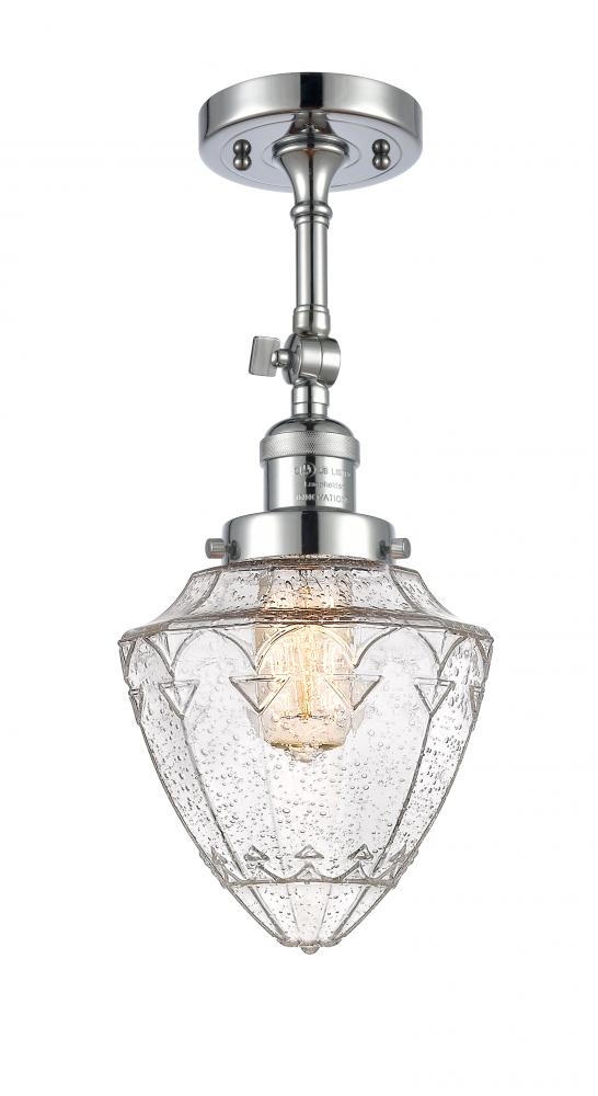 Bullet - 1 Light - 6 inch - Polished Chrome - Adjustable Semi-Flush Mount