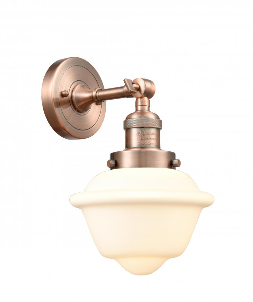 Oxford - 1 Light - 8 inch - Antique Copper - Adjustable Sconce
