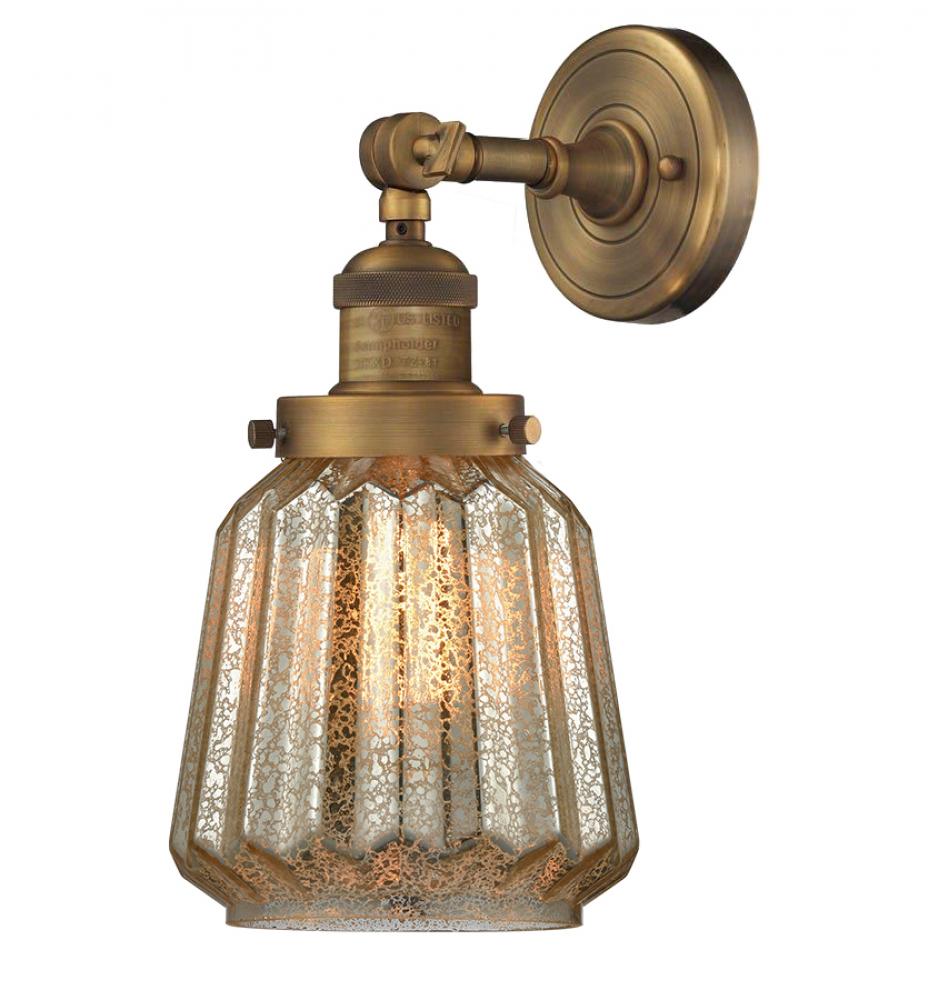 Chatham - 1 Light - 7 inch - Brushed Brass - Adjustable Sconce