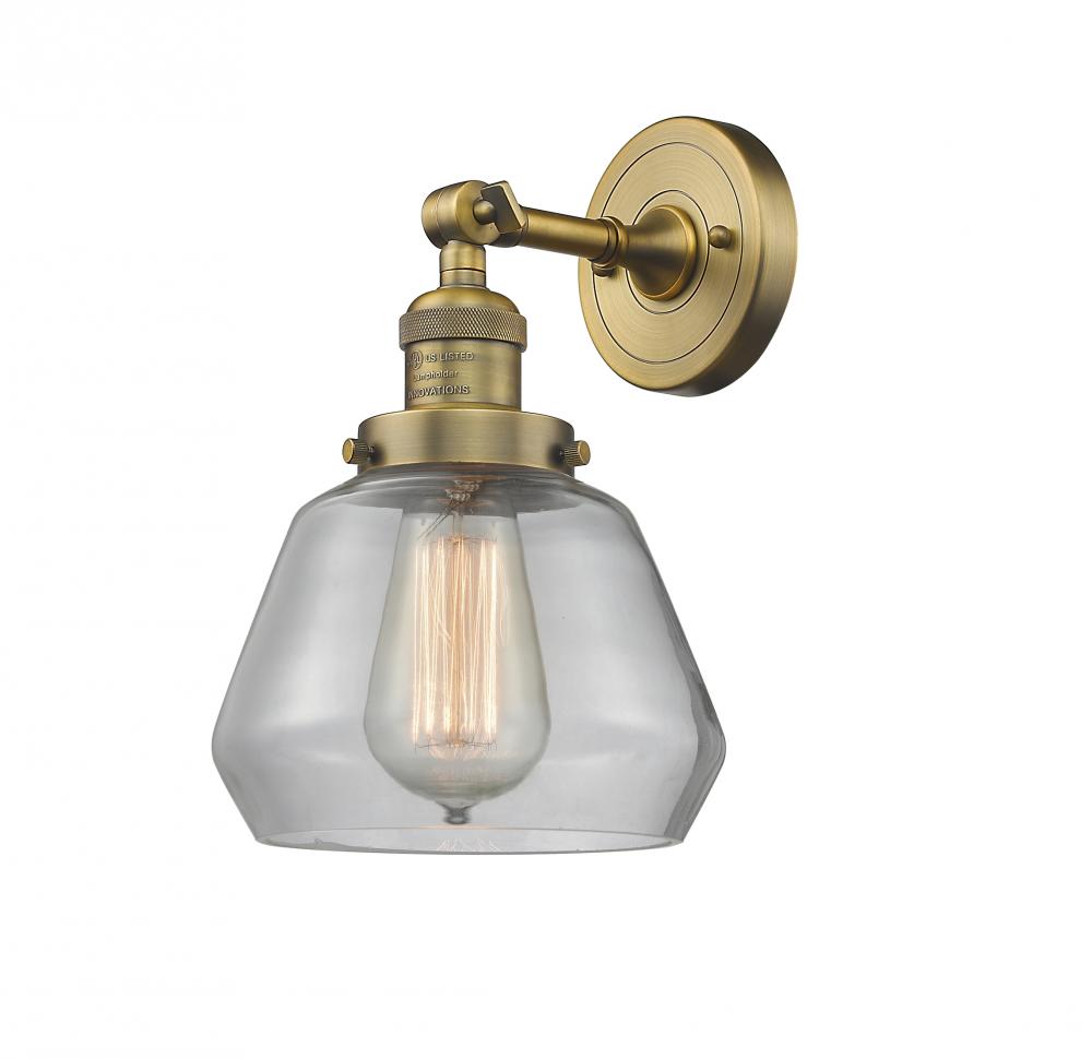 Fulton - 1 Light - 7 inch - Brushed Brass - Adjustable Sconce