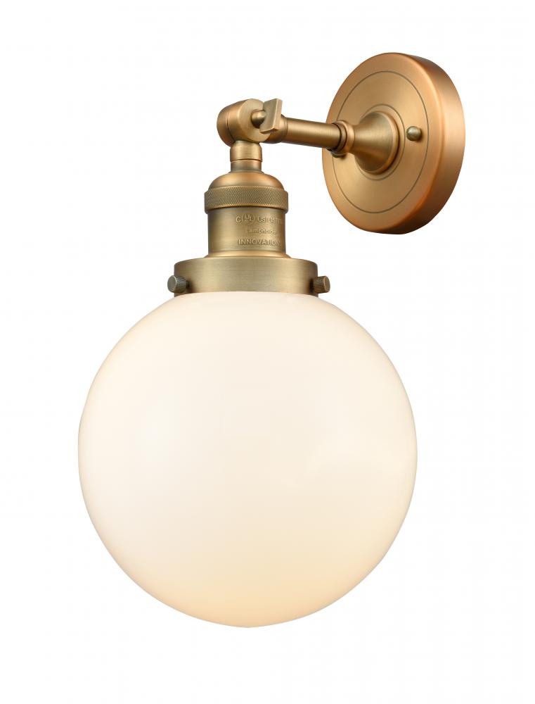 Beacon - 1 Light - 8 inch - Brushed Brass - Adjustable Sconce