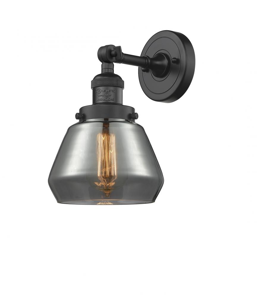 Fulton - 1 Light - 7 inch - Matte Black - Adjustable Sconce