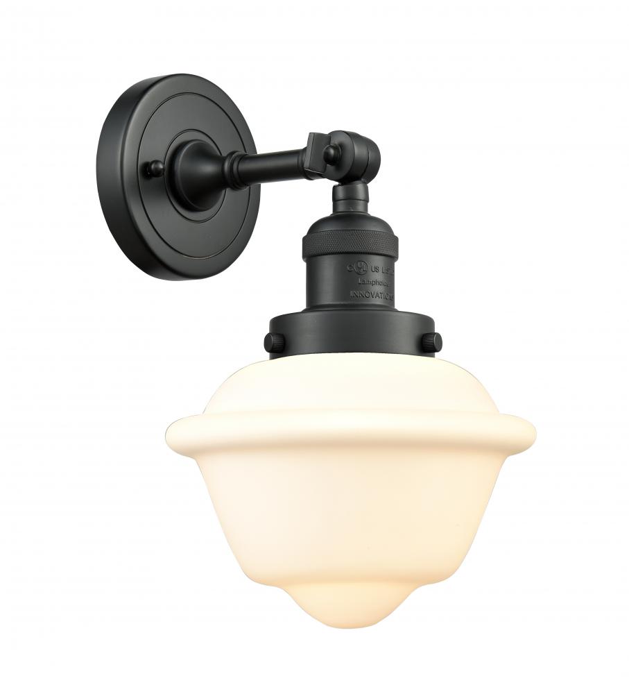 Oxford - 1 Light - 8 inch - Matte Black - Adjustable Sconce