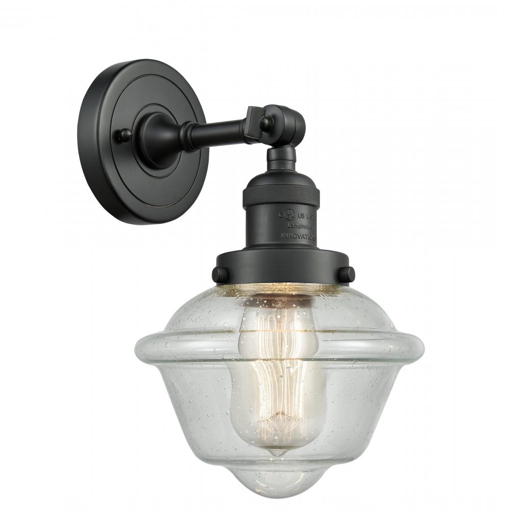 Oxford - 1 Light - 8 inch - Matte Black - Adjustable Sconce