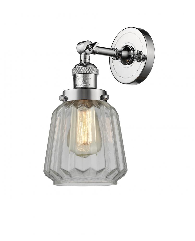 Chatham - 1 Light - 7 inch - Polished Chrome - Adjustable Sconce