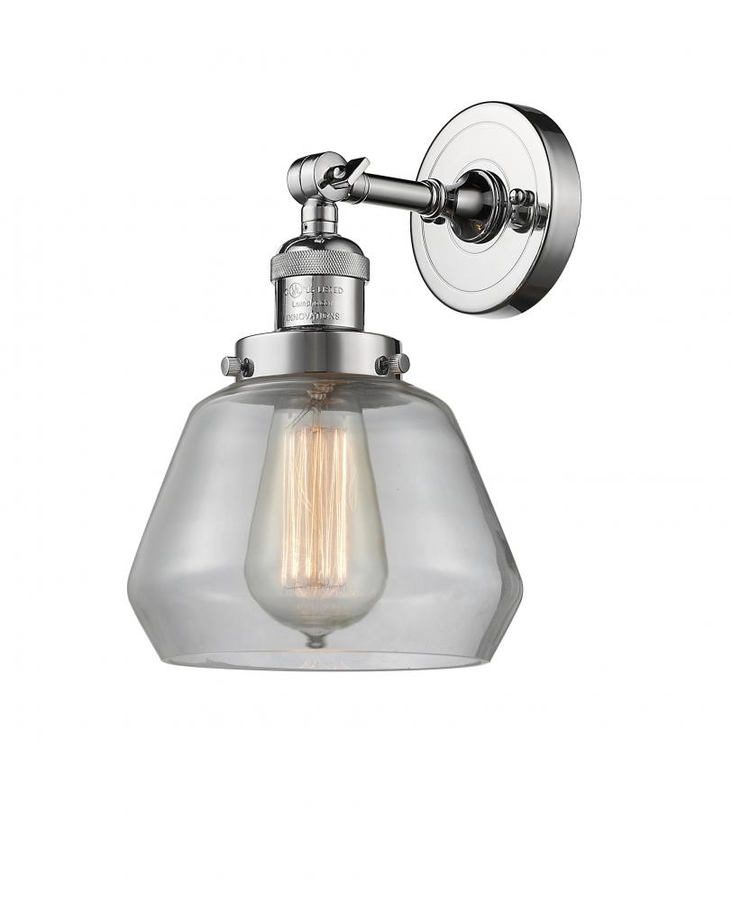Fulton - 1 Light - 7 inch - Polished Chrome - Adjustable Sconce