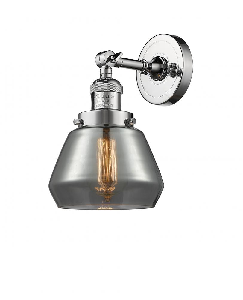 Fulton - 1 Light - 7 inch - Polished Chrome - Adjustable Sconce