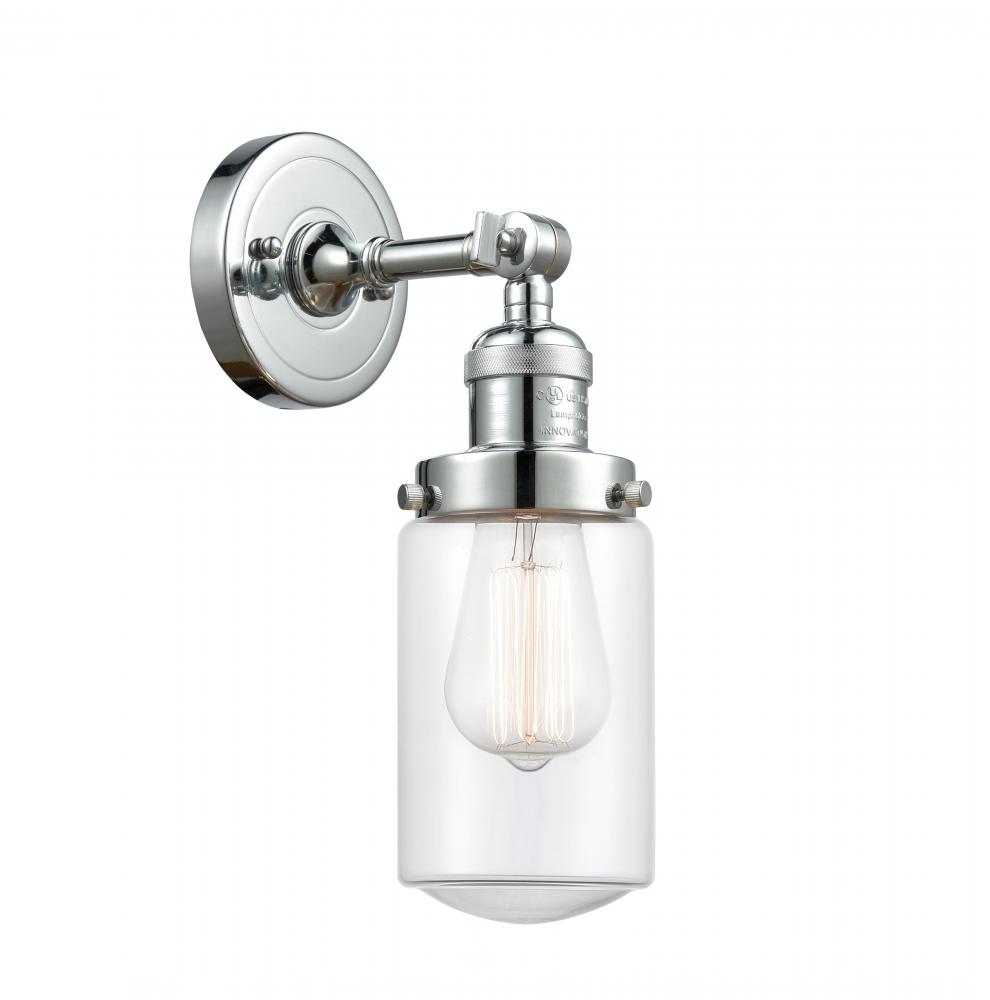 Dover - 1 Light - 5 inch - Polished Chrome - Adjustable Sconce
